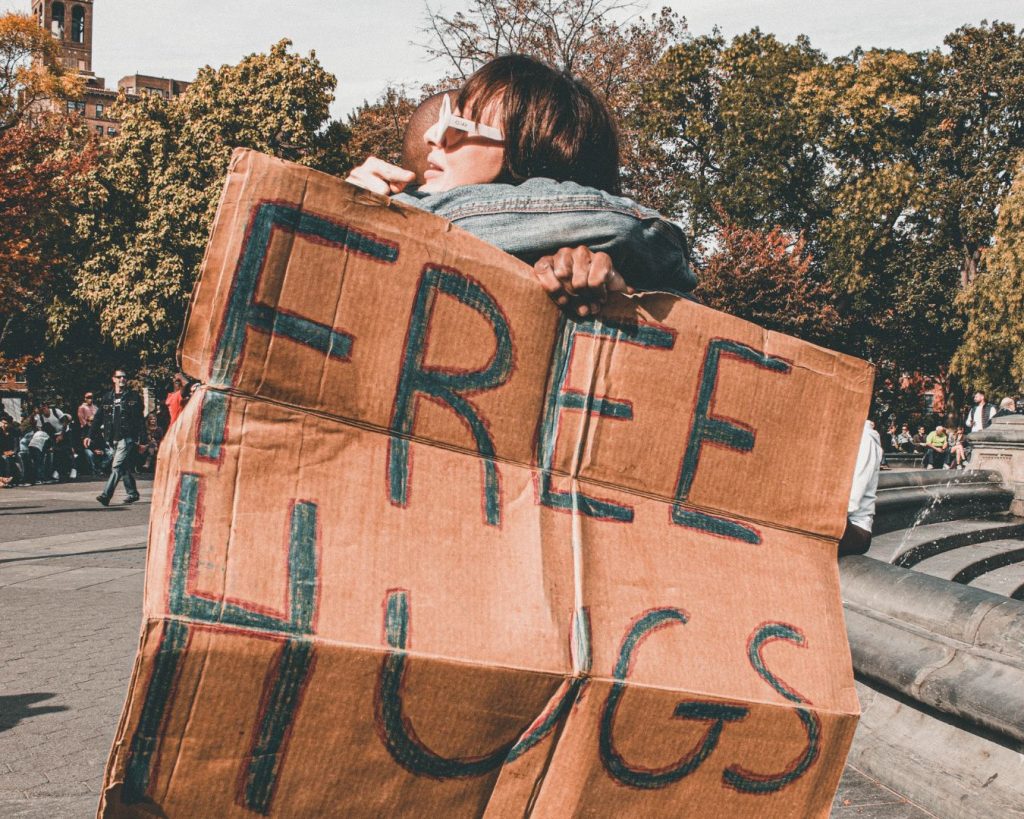 Free hugs